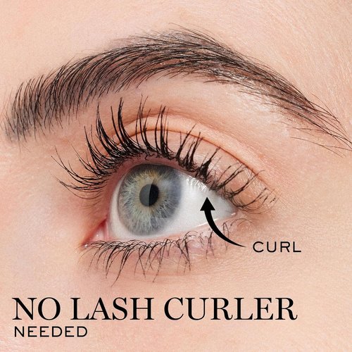 Lancôme Curl Goddess Mascara - Volumizing & Curling Formula for Dramatic Lashes, 30H Hold, 01 Black