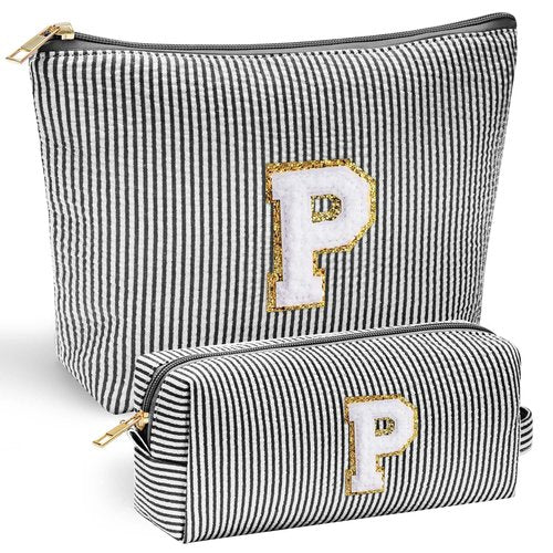 YOOLIFE Personalized Gifts for Women, Cute Travel Makeup Bag Daughter Niece Gifts Cosmetic Bag Skin Care Bag Sister Wife Friend Teacher Engagement Wedding Gifts for Women Mother'S Day Thank You Gift P