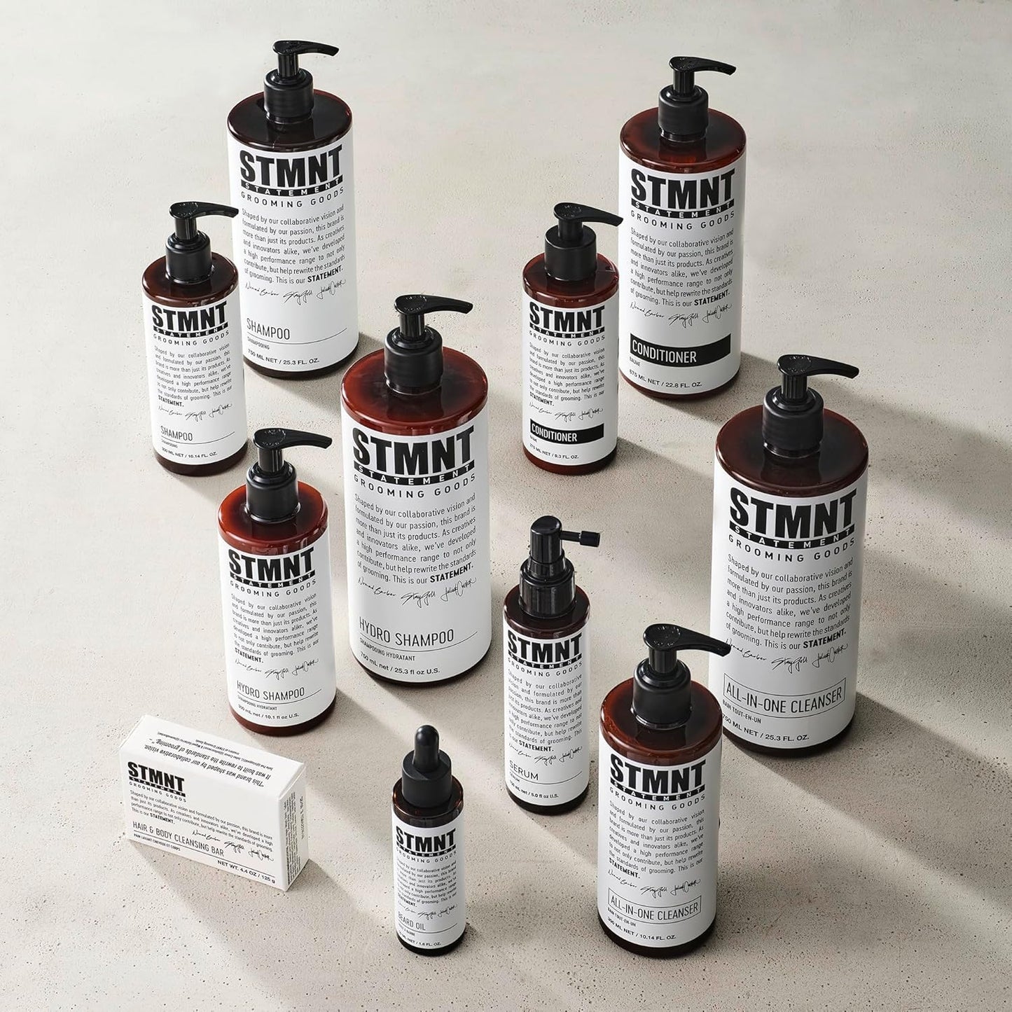 STMNT Grooming Goods Conditioner - Softens Hair & Restores Shine | Moisturizing Formula with Charcoal & Menthol | All Hair Types