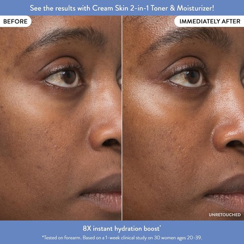 LANEIGE Cream Skin Toner & Moisturizer - Hydrating Formula with Ceramides & Peptides for Healthy Skin