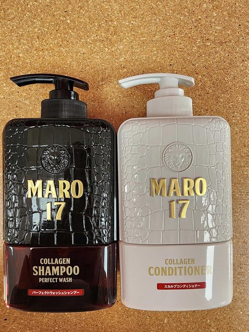 **MARO17 Collagen Shampoo & Conditioner Duo - Moisturizing, Hair Thickening Set for Fuller Hair**
