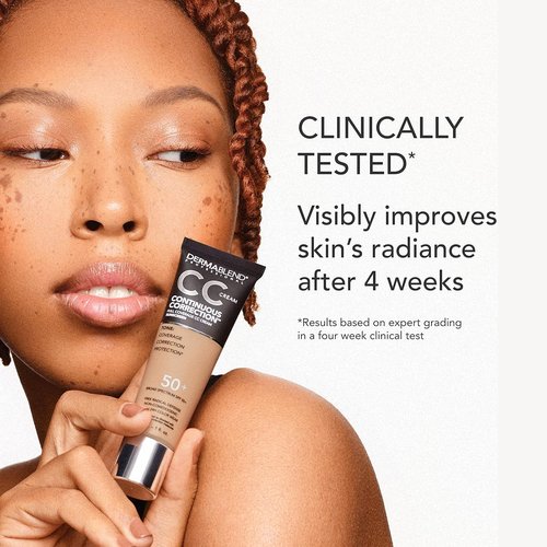 Dermablend CC Cream Foundation - Continuous Correction & Full Coverage | SPF 50+, Oil-Free