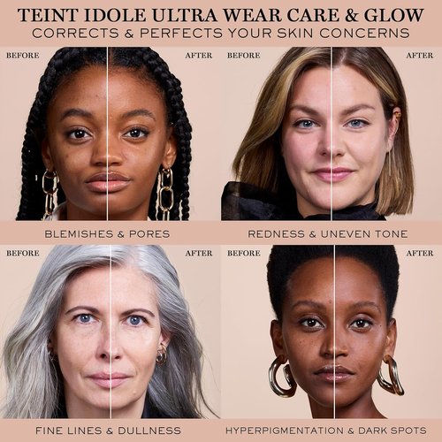 Lancôme Teint Idole Ultra Wear Foundation - Hydrating, Medium Buildable Coverage with SPF 27 | Glow Finish