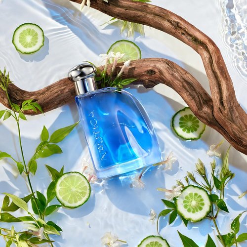 Nautica Blue Eau de Toilette - Long Lasting Men's Fragrance | 3.4 fl oz with Basil, Jasmine & Cedarwood Notes