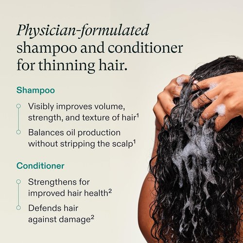 Nutrafol Shampoo - Hydrate & Cleanse Thinning Hair | Boost Volume, Strength & Texture, Color Safe