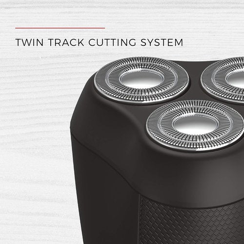 Remington Twin Track Electric Rotary Shaver - Corded Design for a Close Shave | 1 Count