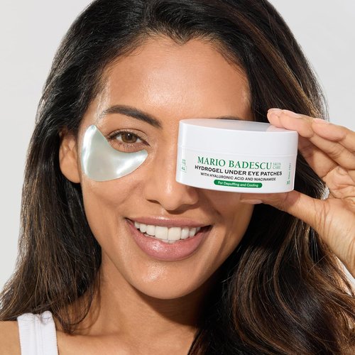 Mario Badescu Hydrogel Under Eye Patches - Hydrating Eye Masks for Dark Circles & Puffiness (30 Pairs)