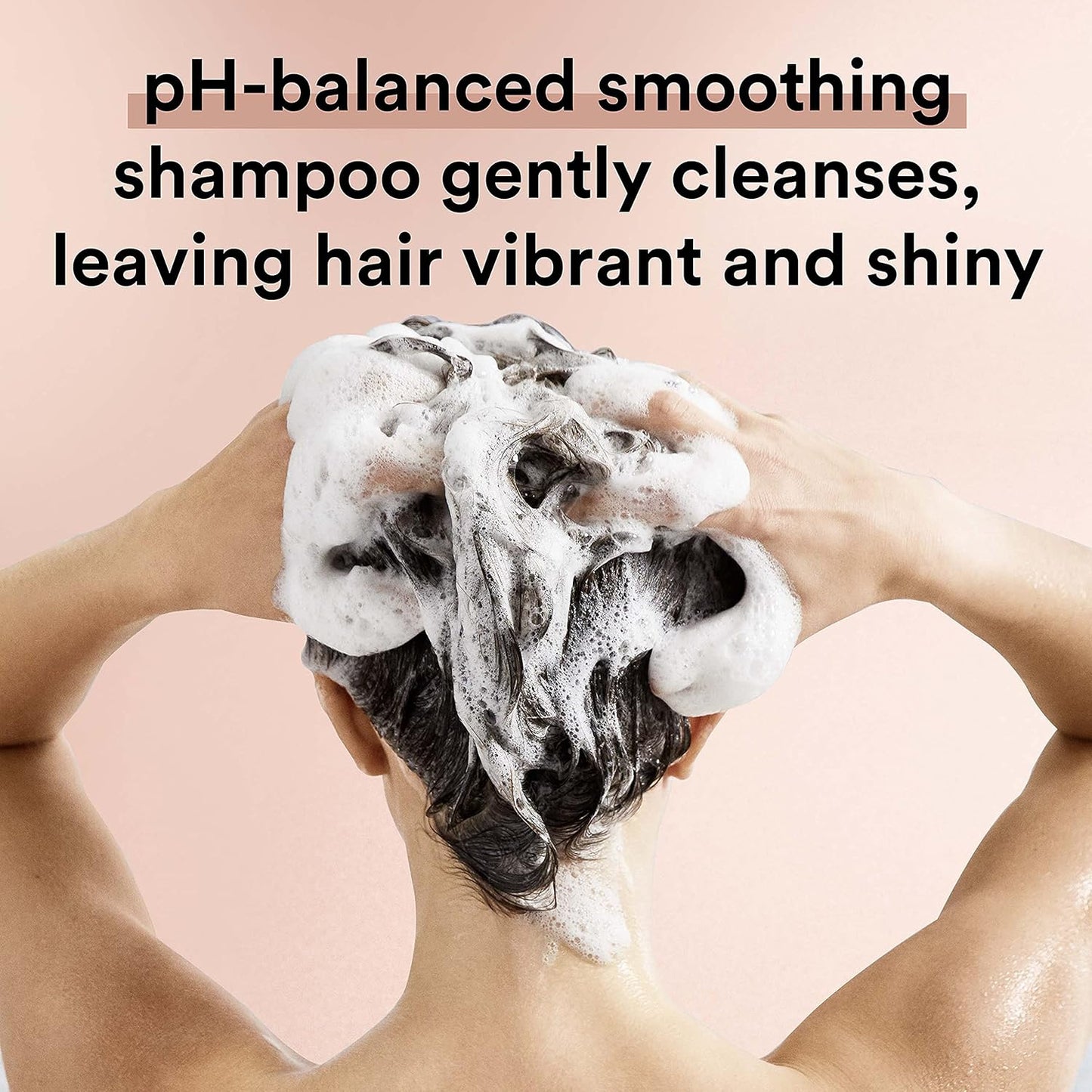 Suave Professionals Smoothing Shampoo - Keratin Infusion for Dry Hair | 48-Hour Frizz Control, 28 oz (Pack of 4)