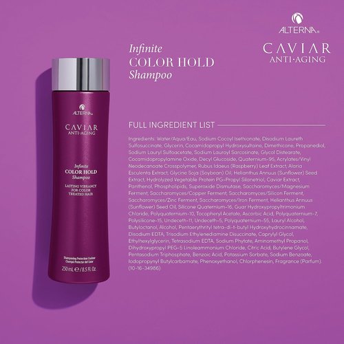 CAVIAR Anti-Aging Infinite Color Hold Shampoo - Sulfate Free Formula for Color Treated Hair
