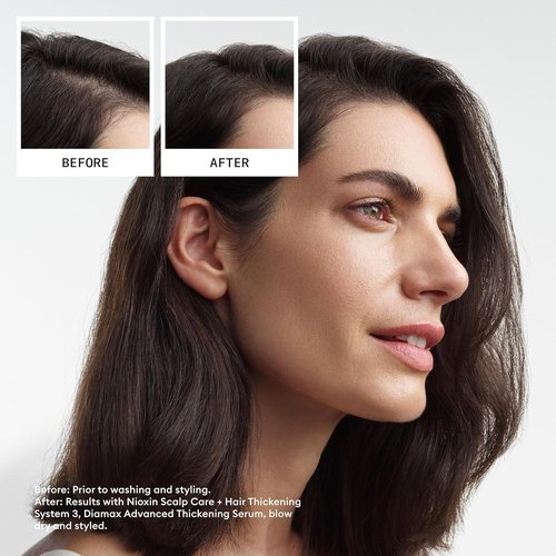 Nioxin System 3 Hair Thickening Shampoo - Nourish Colored & Damaged Hair | Strengthen with Niacinamide & Biotin
