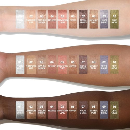 Moira Everlust Shimmer Cream Shadow - Copper 006 | Long-Lasting, 0.18 Fl Oz
