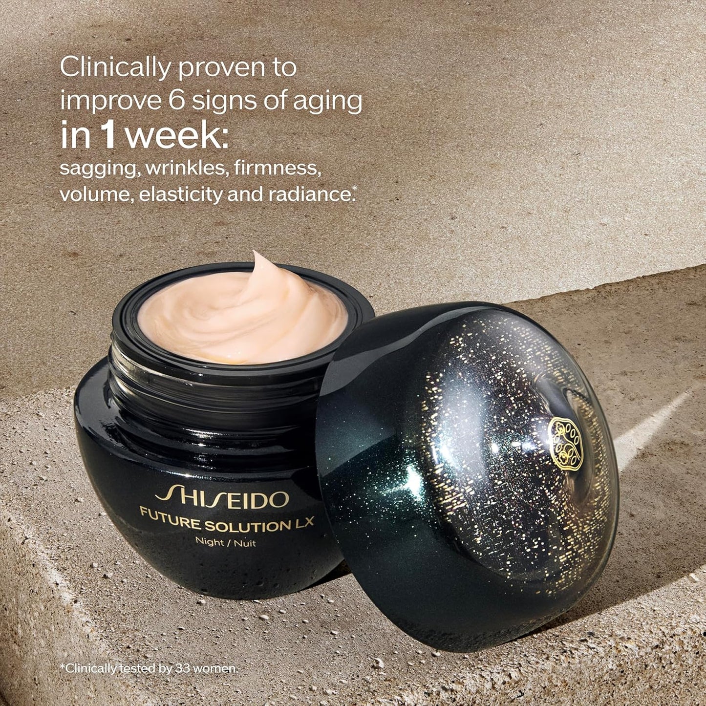 Shiseido Future Solution LX Total Regenerating Cream - Anti-Aging Night Moisturizer - 50 mL - Firms & Plumps Skin