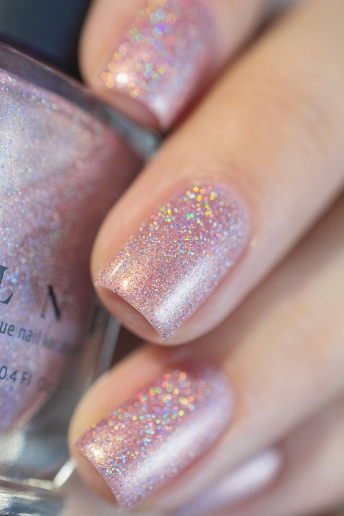 ILNP Ballet Slipper - Soft Pink Holographic Nail Polish