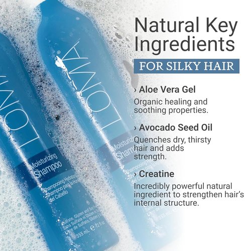 Loma Loma Moisturizing Shampoo - Nourishing Hydration for Soft, Manageable Hair | 12 oz