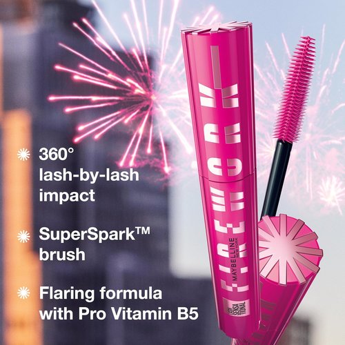 Maybelline Lash Sensational Waterproof Mascara - Lengthening & Volumizing, Very Black, 1 Count