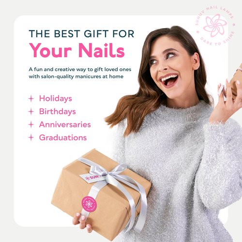 SUNUV Gel Nail Polish Kit with UV Light for Nails SUN2C 16 Colors Gel Polish Sets, Base and Top Coat with 8 PCS Manicure Tools Gift for Women