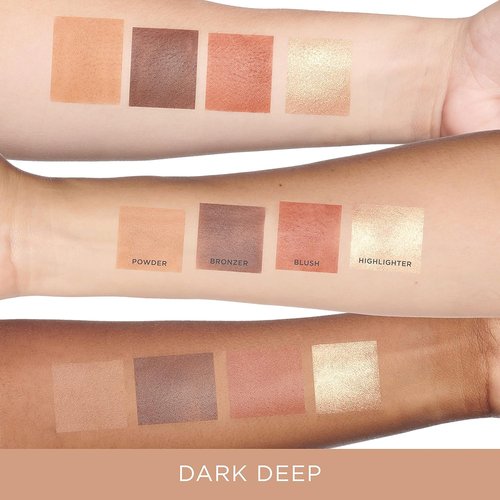 PÜR MINERALS 4-in-1 Skin-Perfecting Face Palette - Flawless Finish & Versatile Shades