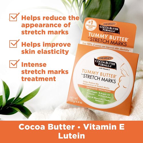 Palmer's Cocoa Butter Formula Tummy Butter - Nourishing Skin Care for Stretch Marks | 4.4 oz