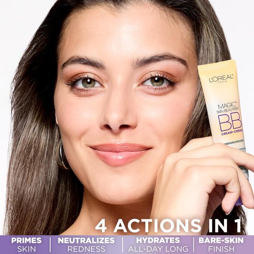 L'Oréal Paris BB Cream - Magic Skin Beautifier Tinted Moisturizer, Anti-Fatigue, 1 fl oz