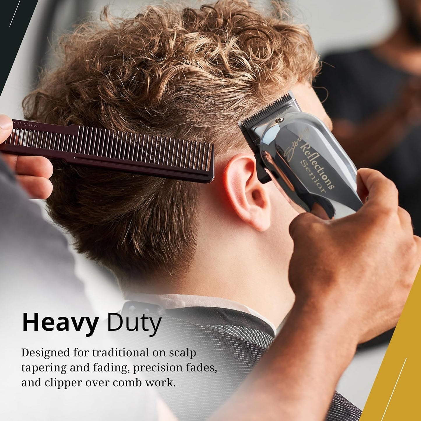 Wahl Professional Hair Clipper - V9000 Motor with Adjustable Taper Lever | Durable Metal Housing