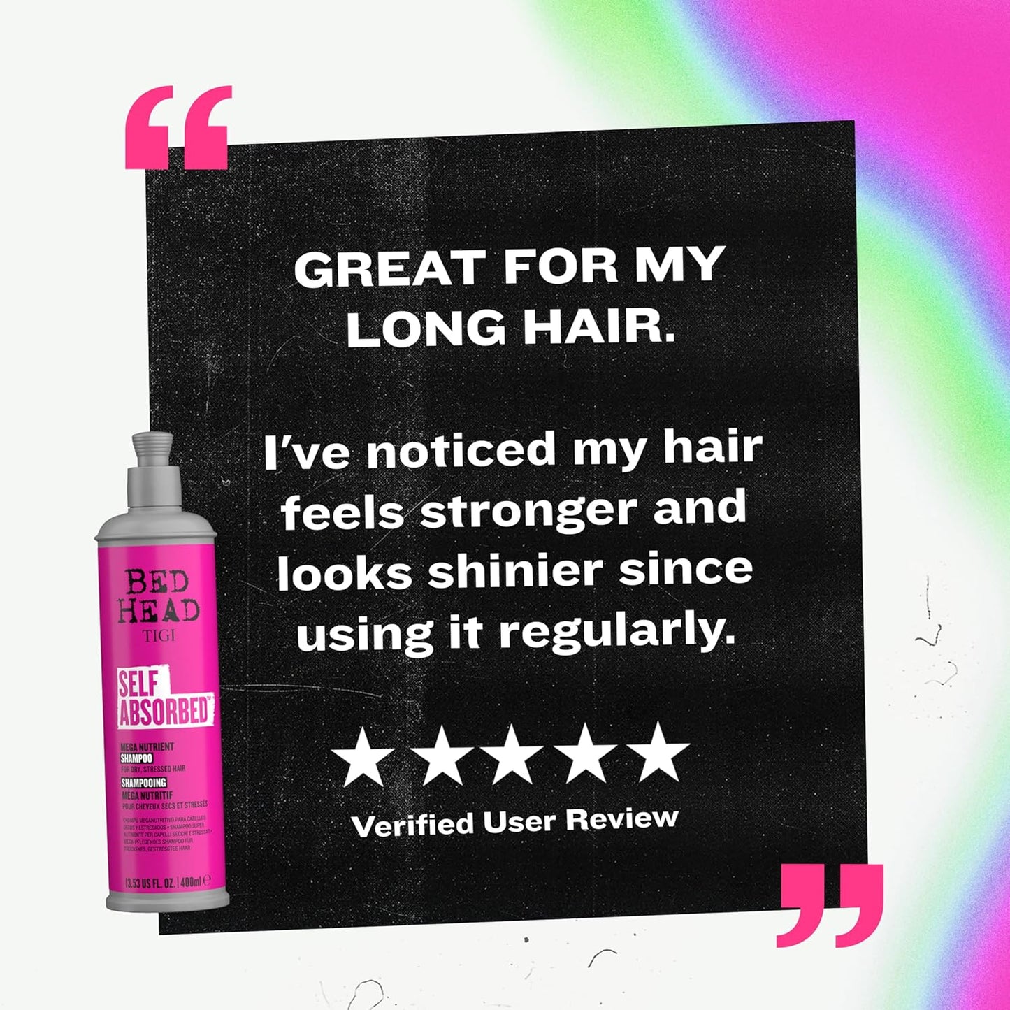 Bed Head by TIGI Self Absorbed Shampoo & Conditioner Set - Nourishing Frizz Control Duo, 25.36 Fl Oz, 2 Pack