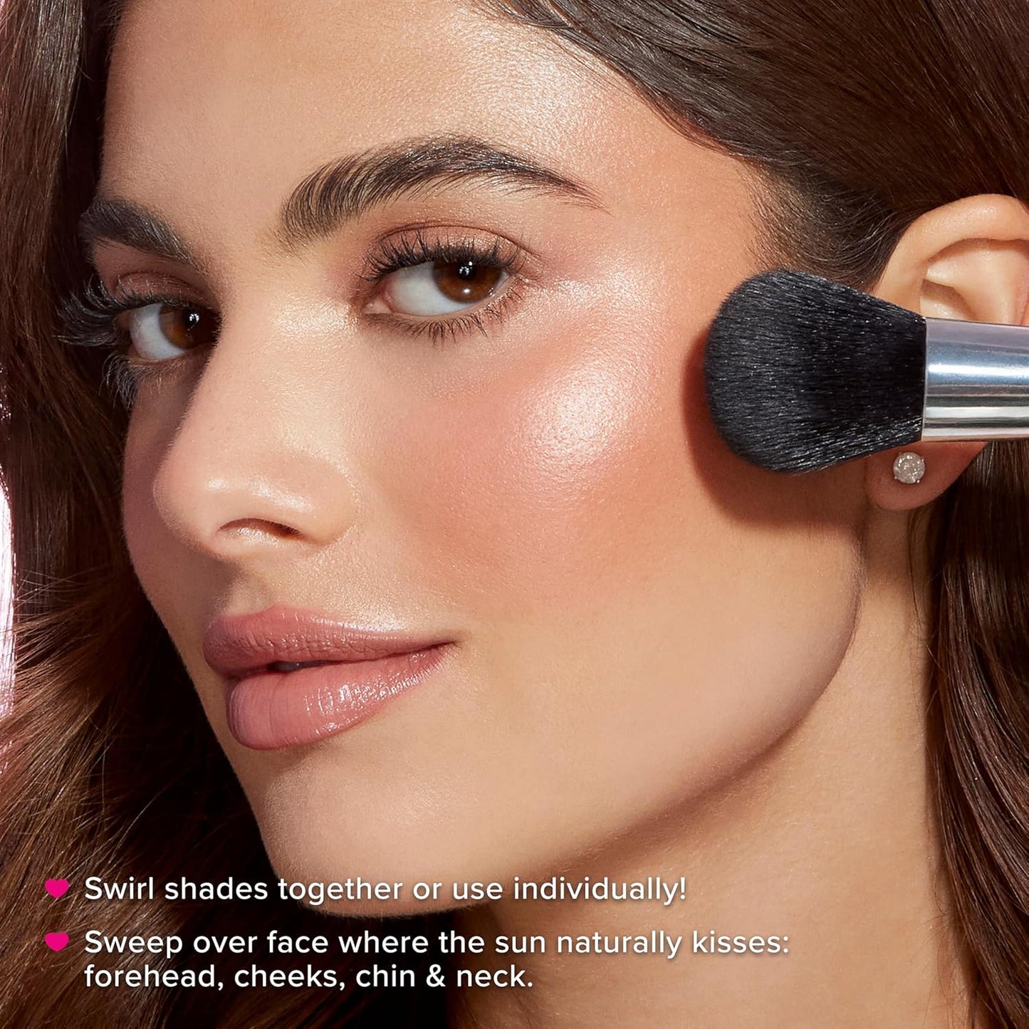 Too Faced Sun Bunny Blushing Bronzer - Dual-Shade Sheer Bronzer Blush with Pink Undertones for Natural Glow