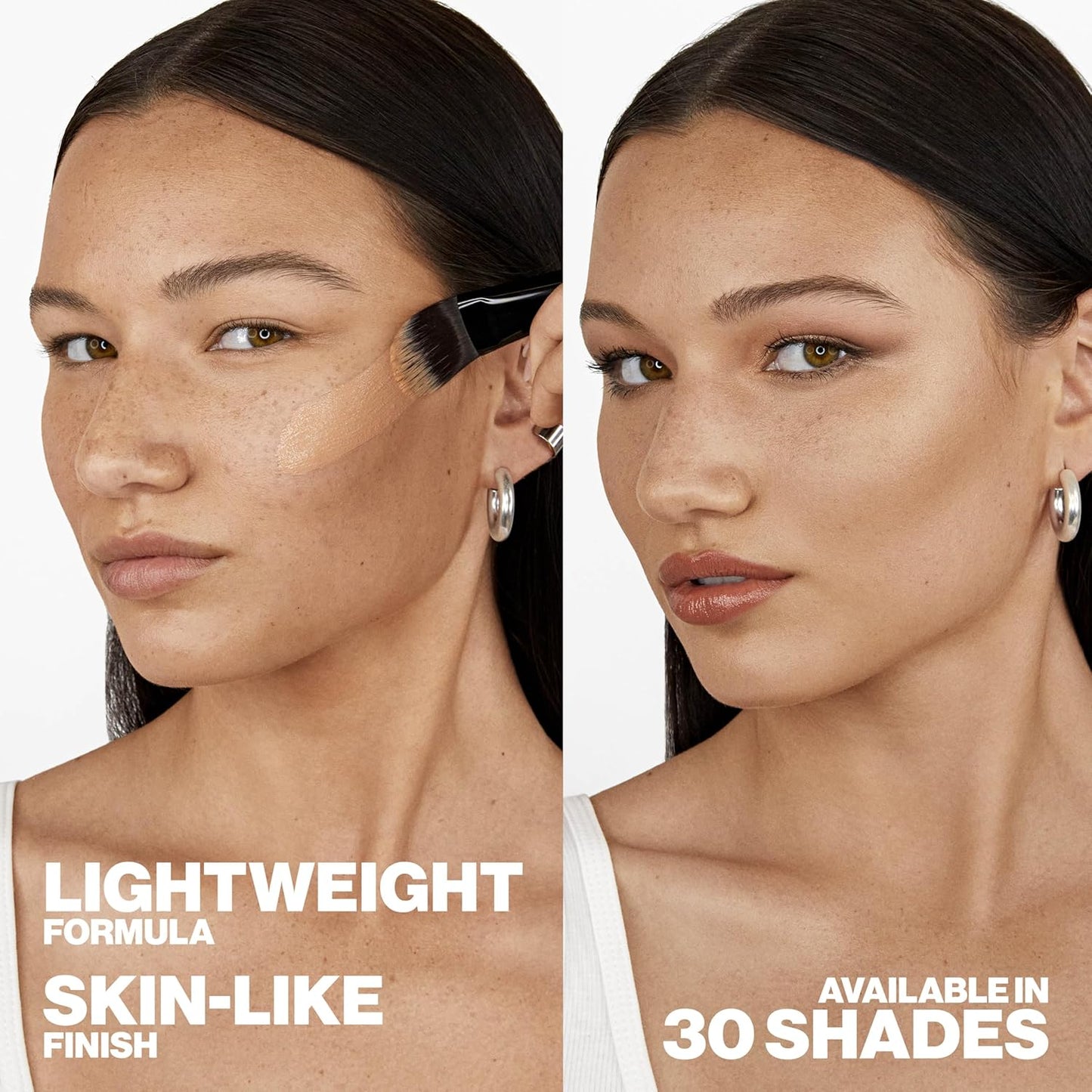 Smashbox Always On Skin-Balancing Foundation - Medium-To-Full Coverage with Hyaluronic Acid, 1 Fl Oz