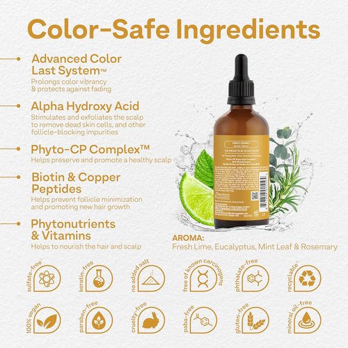 Colorproof Biorepair Scalp & Follicle Care Serum - 3.4 Fl. Oz. | Fresh Lime & Eucalyptus Scent for Fuller Hair