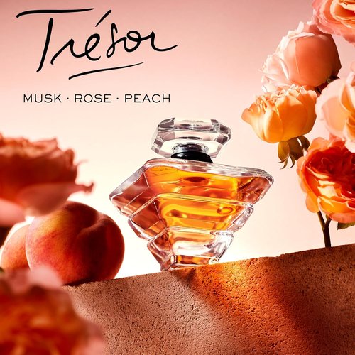 Lancôme Trésor Eau de Parfum - Elegant Long-Lasting Fragrance with Rose, Lilac & Peach Notes - Romantic Women's Perfume