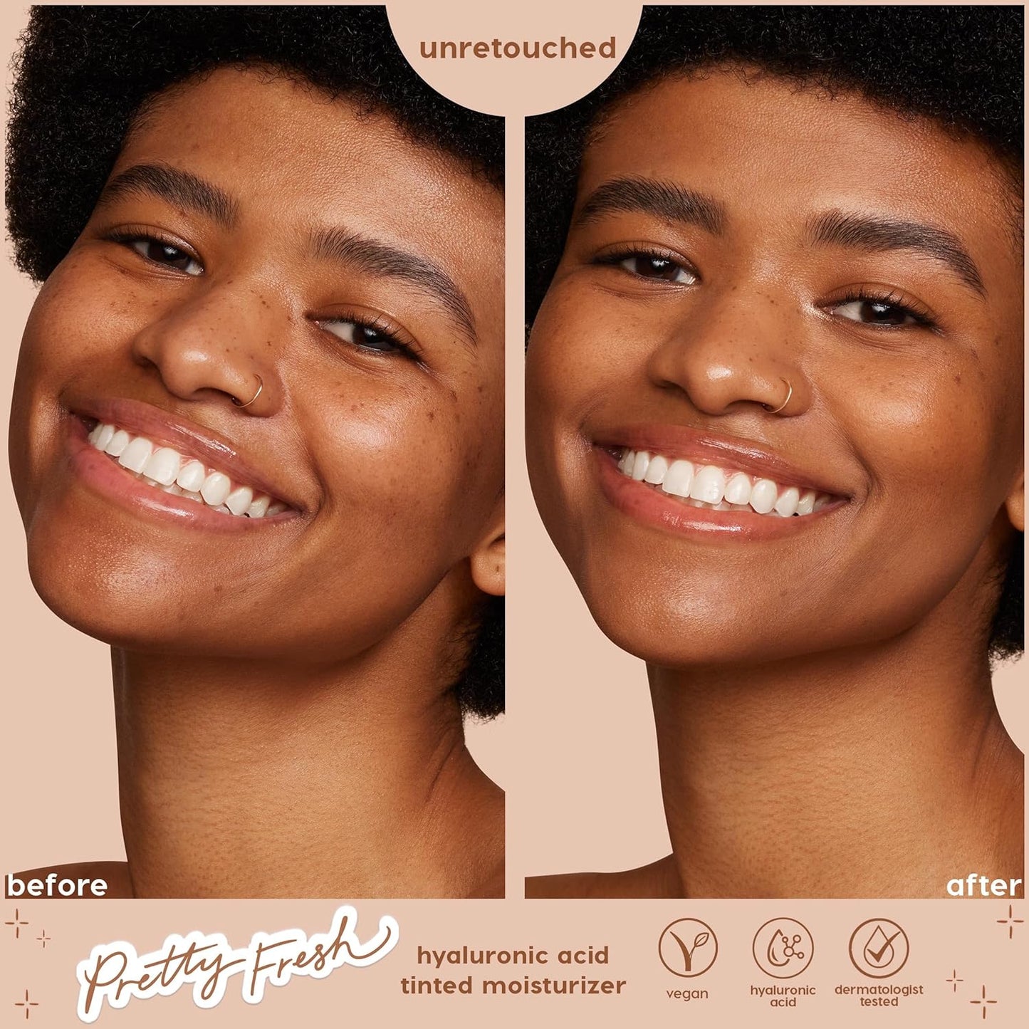 ColourPop Pretty Fresh Tinted Moisturizer - Hydrating Skin Tint for Glowy Summer Makeup - Medium Dark 13W (1.45 oz)