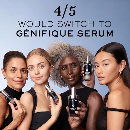 Lancôme Génifique Ultimate Dual Recovery Face Serum - Anti-Aging Formula for Fine Lines & Even Skin Tone - 1.0 oz