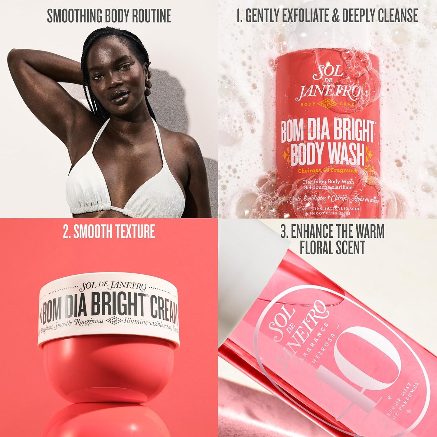 SOL DE JANEIRO AHA Body Cream - Visibly Brightening & Smoothing Formula for Radiant Skin