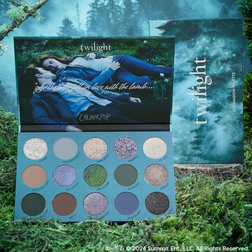 ColourPop Twilight Eyeshadow Palette - Limited Edition High-Pigment Eye Makeup with Metallic & Matte Finishes (0.3 oz)