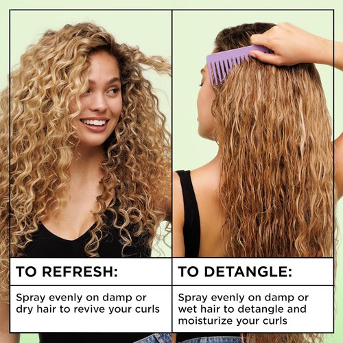 Garnier Fructis Curl Knot Melter - Multi-Use Anti-Breakage Detangling Milk | Moisturizing Spray, 8.5 Fl Oz