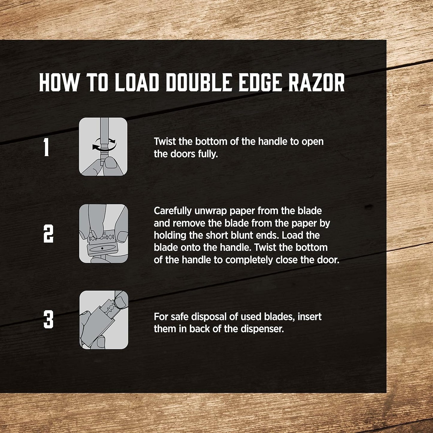 Wilkinson Sword Double Edge Razor - Precision Shaving with 5 Blade Refills | Men's Grooming Essential