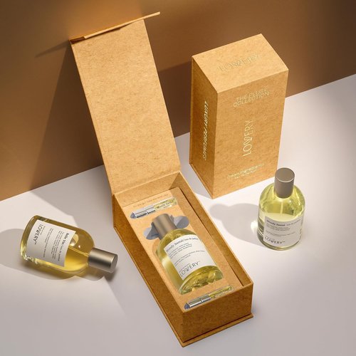 LOVERY Woody Santal Sandalwood - Perfume with Travel Spray Bottle - Unisex Eau De Parfum, Clean Ingredients, 100ml + 2ml