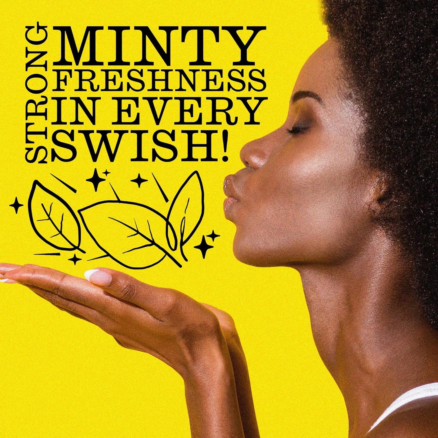 Twice Immunity Mouthwash - pH Balanced, Alcohol-Free, Strong Mint Flavor for Fresh Breath | 3.4oz, 70 Uses