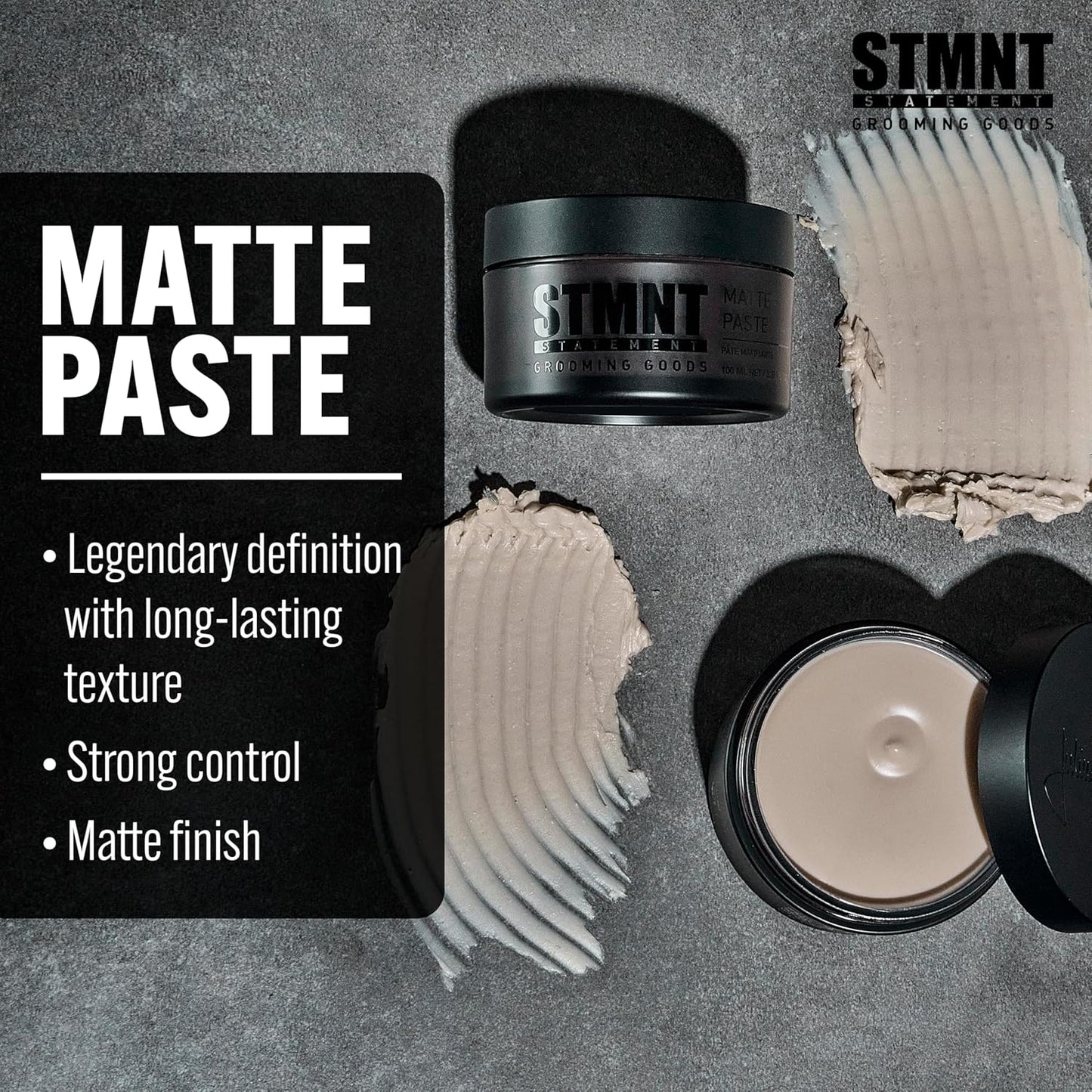 STMNT Grooming Goods Matte Paste - Strong Hold & Natural Finish for Effortless Styling