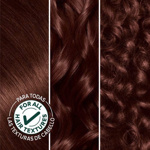 Garnier Nutrisse Ultra Crème Hair Color, Permanent Hair Dye with 100% Gray Coverage, Vegan & Cruelty-Free, 415 Soft Mahogany Dark Brown (Raspberry Truffle), 2 Count