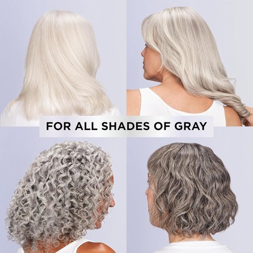 L'Oreal Paris EverPure Silver Care Conditioner - Brightening & Nourishing for Gray Hair | Vegan Formula, 8.5 Fl Oz