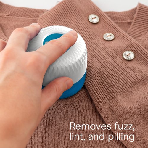 Conair Fabric Shaver, Lint Shaver for Clothing and Furniture Removes Lint, Fuzz, and Pilling, Fabric Pilling Remover with Extra-Large 2.25" Shaving Surface and 3 Stainless Steel Blades