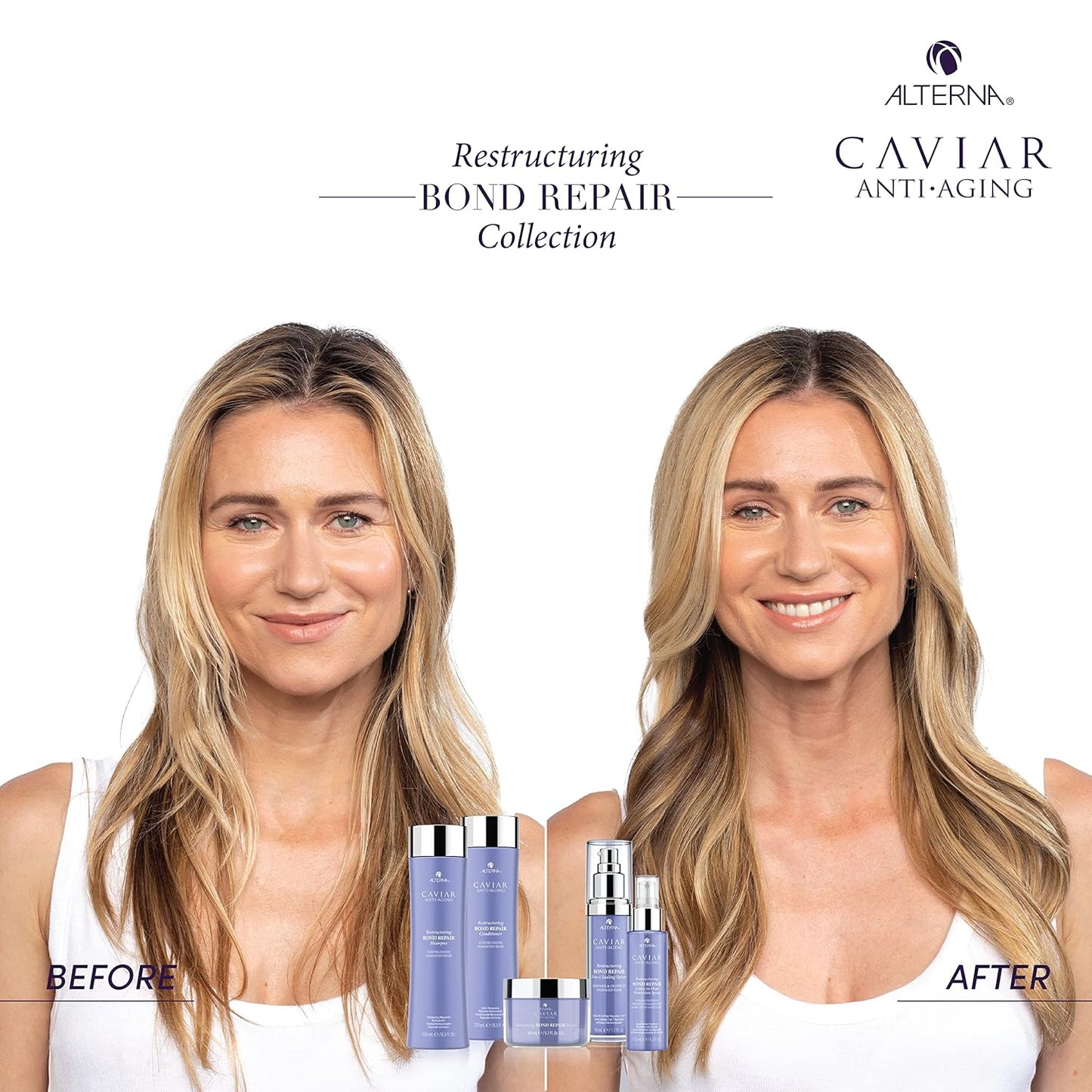 Alterna Caviar Anti-Aging Heat Protection Spray - Strengthens & Repairs Damaged Hair | Travel Size 0.85 fl. oz.
