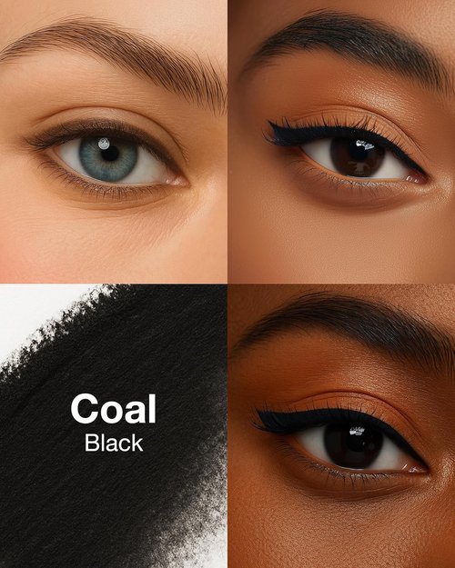 Mineral Fusion Eye Pencil - Black Coal Eyeliner with Chamomile & Vitamin E | Smooth, Long-Lasting, Hypoallergenic