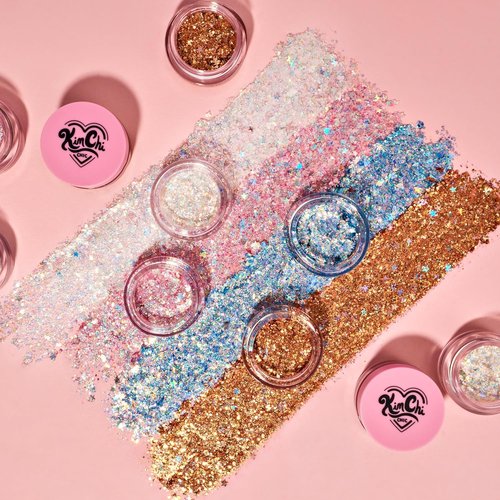 KimChiChic Beauty Glitter Sharts - Chunky Face & Body Glitter for Bold Sparkle | Super Nova, 2.5g