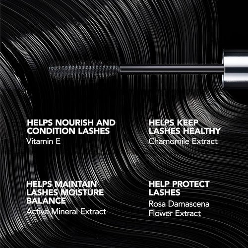 BUXOM Lash Volumizing Mascara - Up to 3X Volume & Lengthening - Cruelty-Free, Black