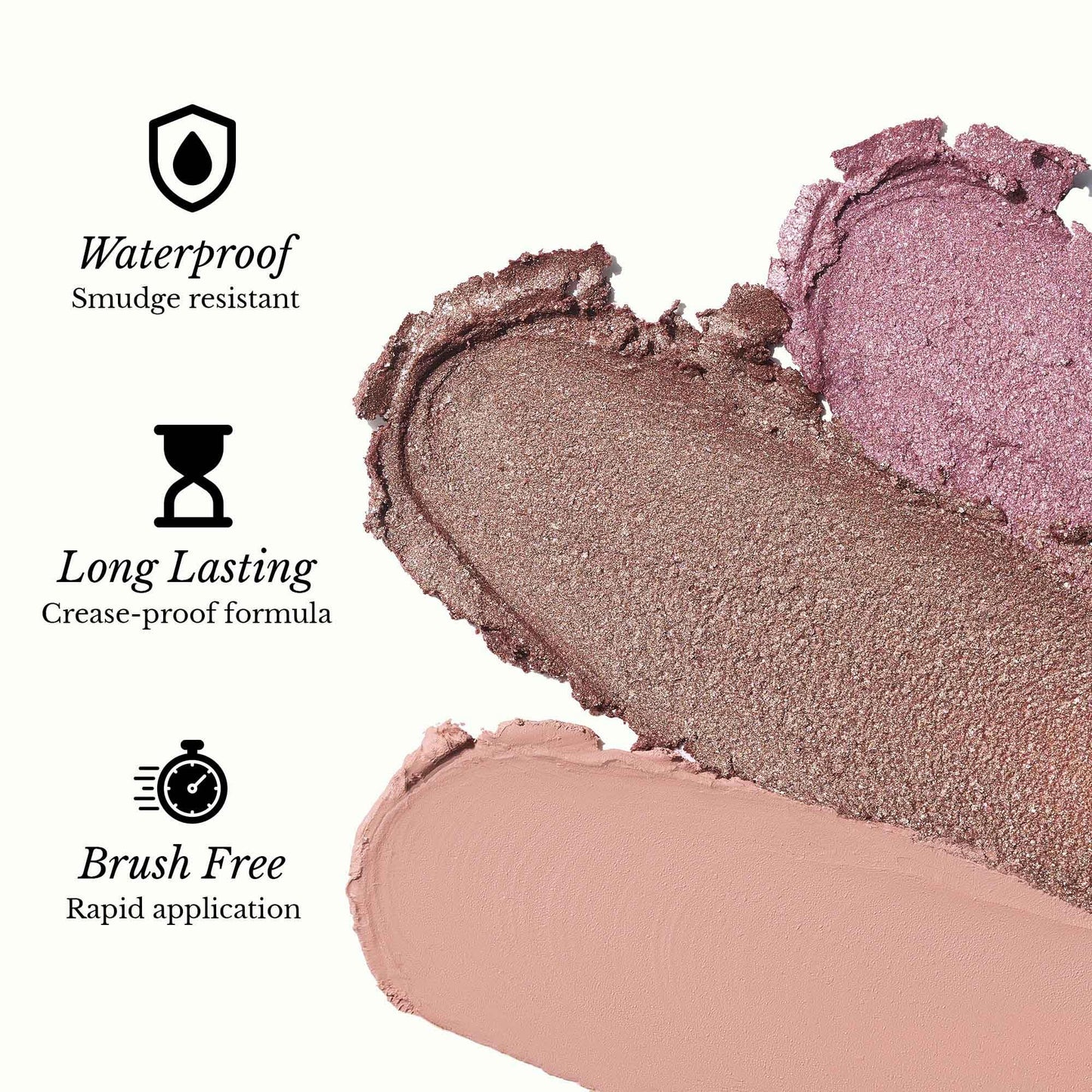 Zev Eyeshadow Stick – ShadeRush 2-in-1 Cream Eyeshadow Stick – Cream-to-Powder Eye Shadow with Built-in Smudger – Matte Makeup – Waterproof and Crease-Proof – Peachy Matte