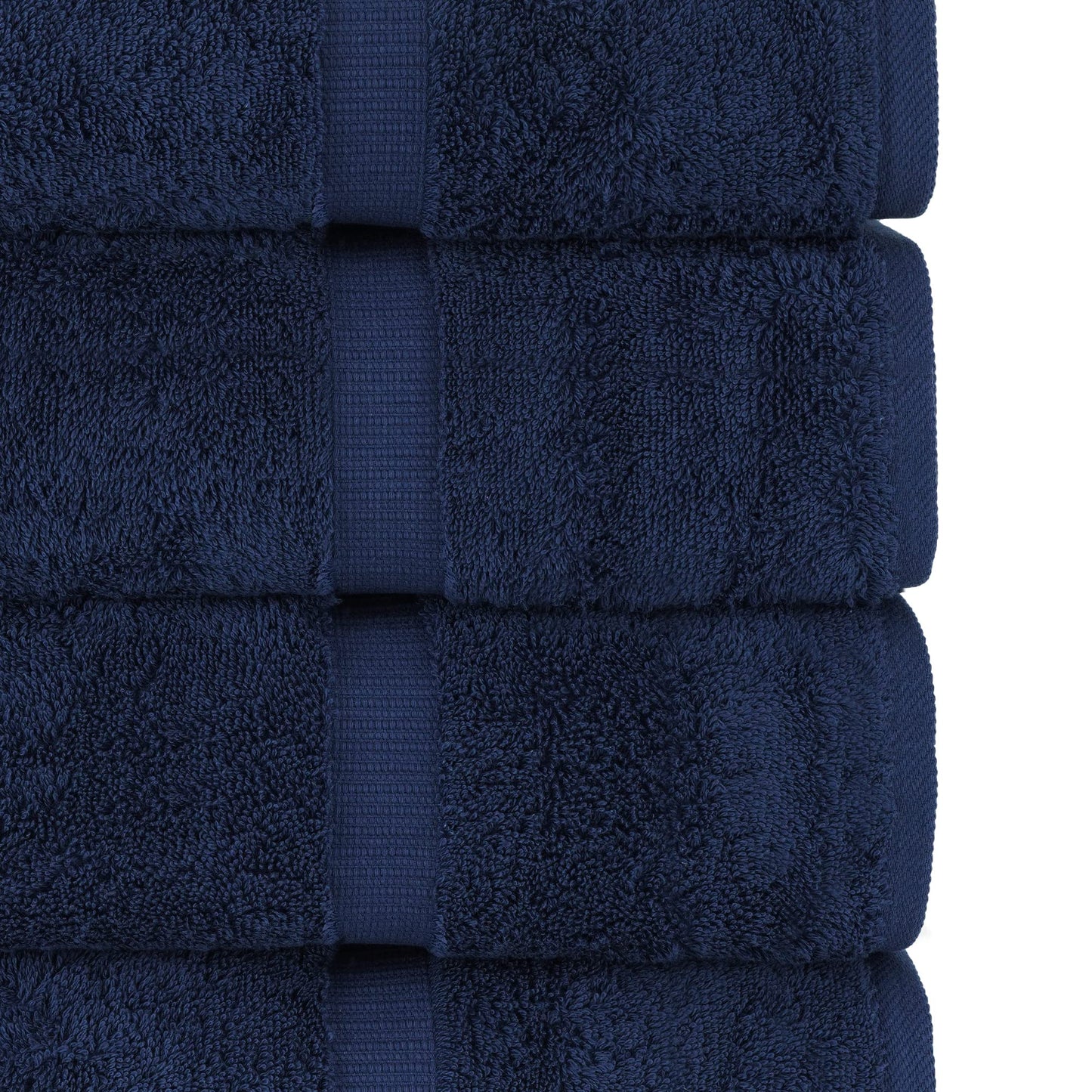 Chakir Turkish Linens, 100% Cotton Premium Quality Turkish Bath Sheets (35''x70'' Large Bath Sheet Towels - Navy)