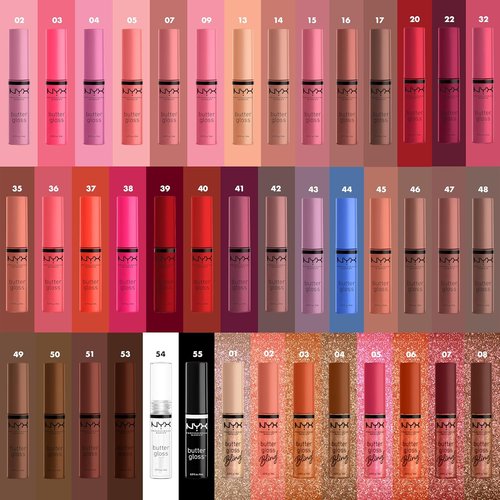 NYX PROFESSIONAL MAKEUP Butter Gloss - Non-Sticky Clear Lip Gloss in Sugar Glass