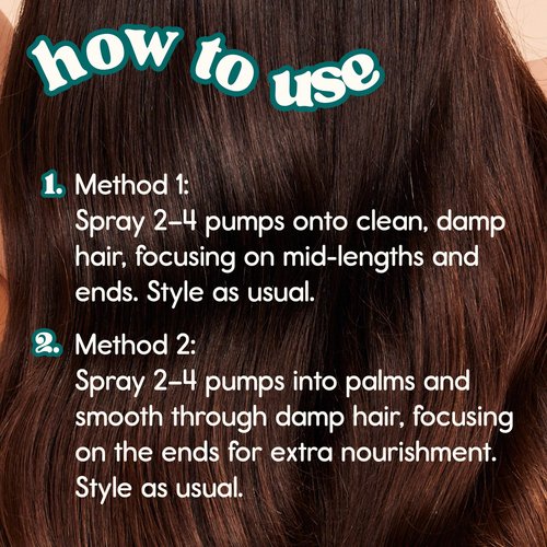 Nature Spell Rosemary Water Leave in Conditioner, Promotes Hair Growth, Heat Protection Spray, Detangling, Smoothes & Adds Shine, For All Hair Types, 5.07 Fl Oz
