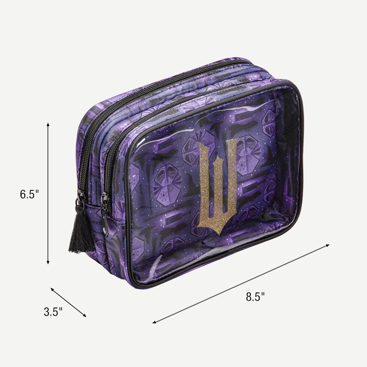 Wicked Purple Double Zip Organizer - Toiletry Bag - Makeup Bag - Travel Makeup Bag - travel essentials - Makeup Organizer - Gifts for her - Conair